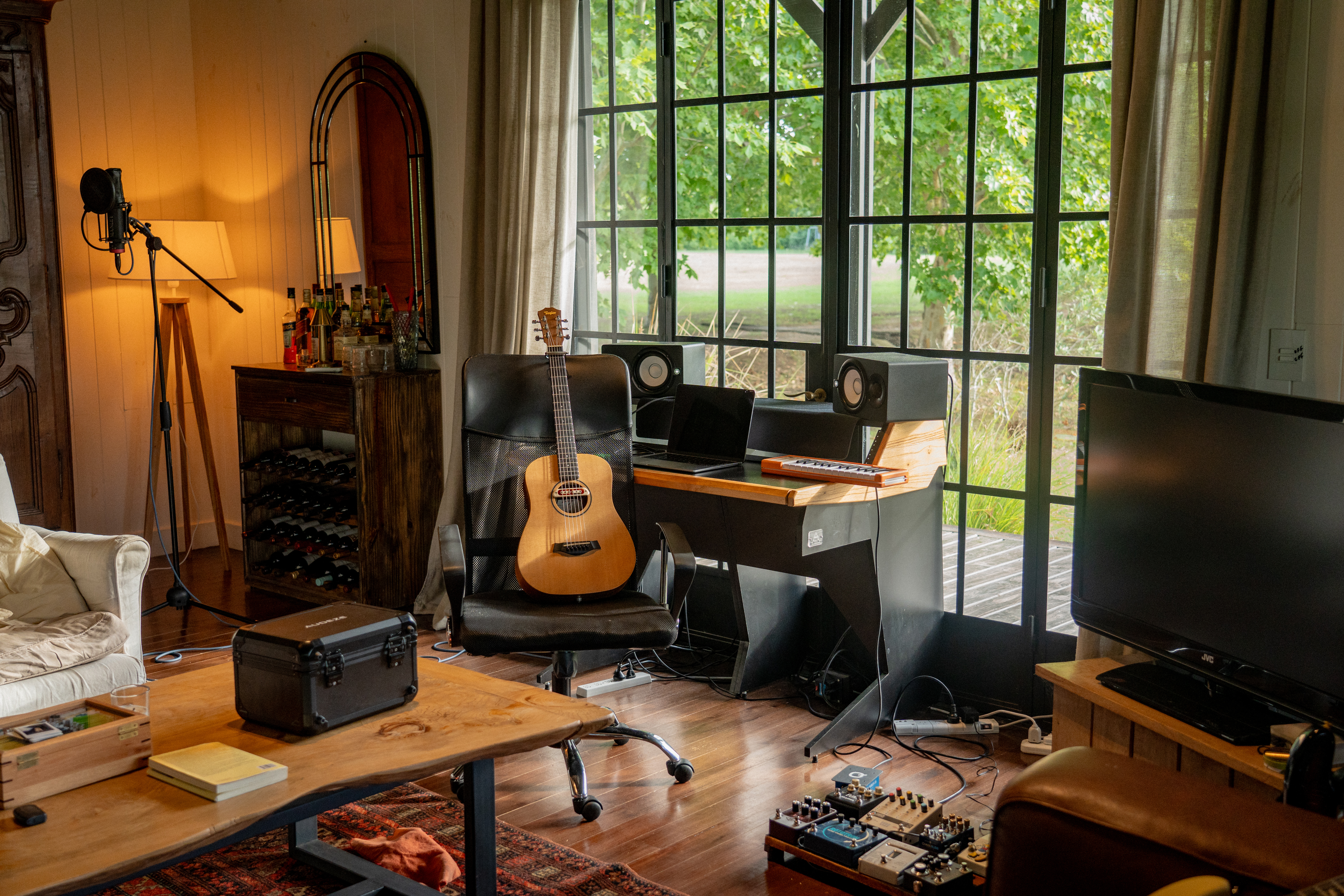 El estudio de grabación de Fer Zungri